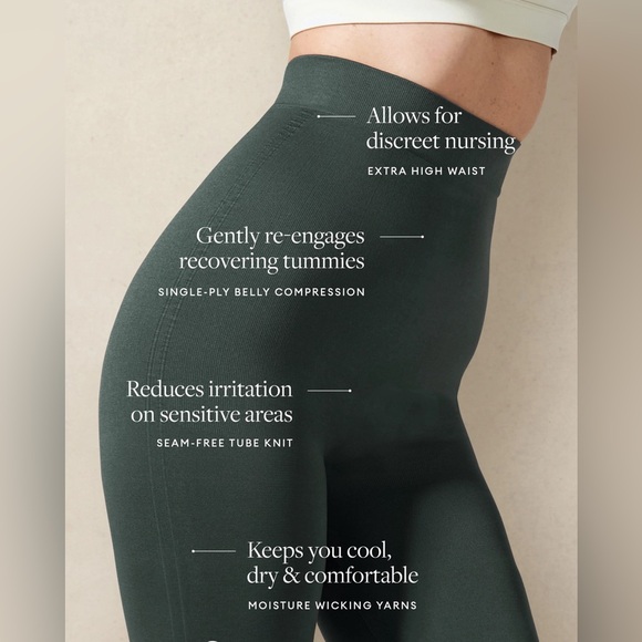 BLANQI EVERYDAY Highwaist Postpartum + Nursing Support Leggings - Picture 3 of 9